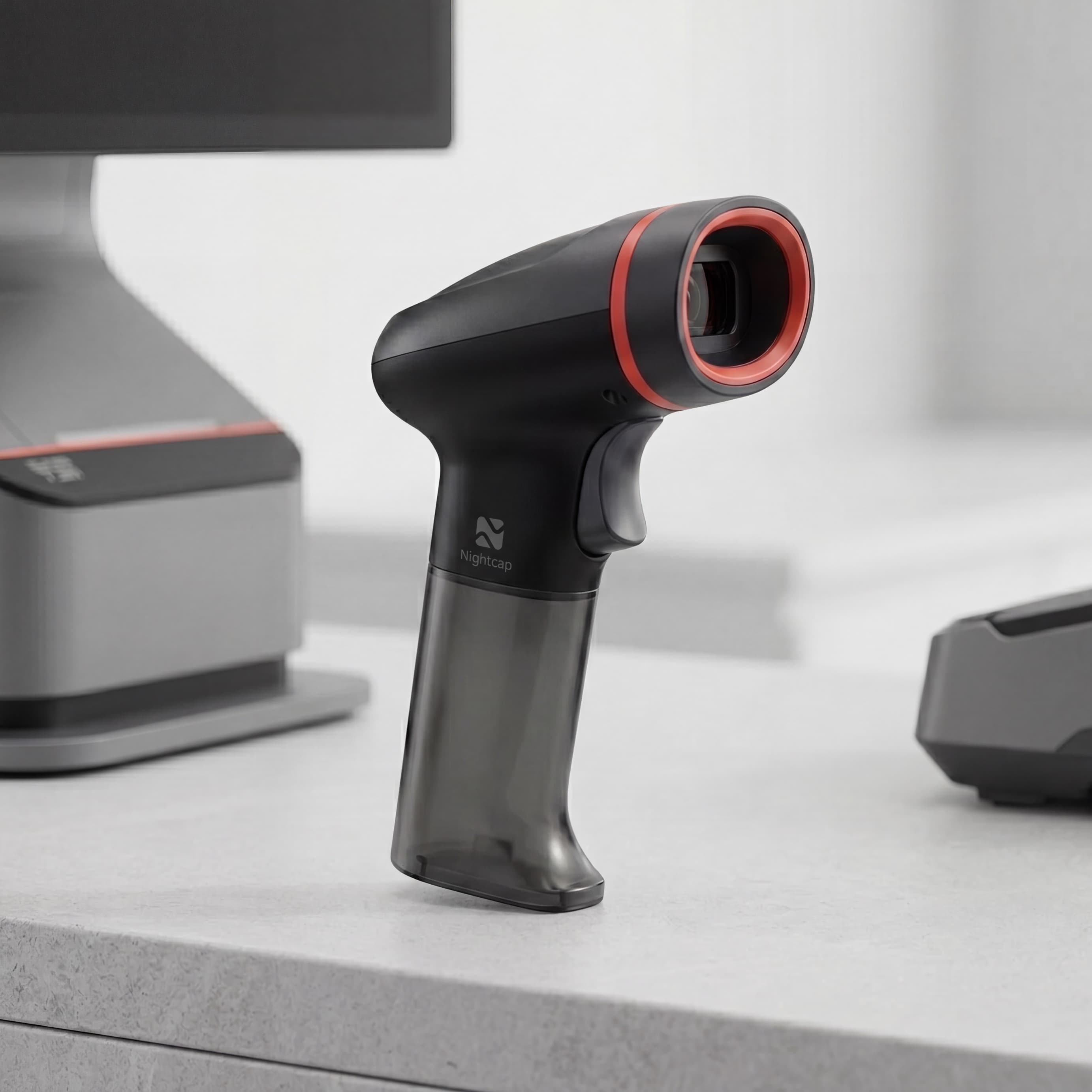 Wireless handheld barcode scanner